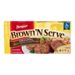 BANQUET BRN N SERVE PATTIES 6Z