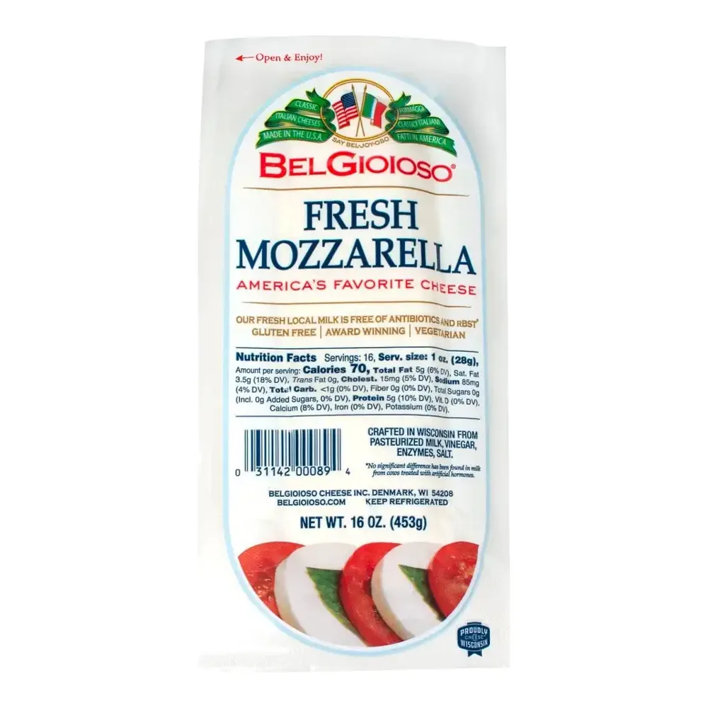 031142000894 BEL GIOIOSO FRESH MOZZARELLA LOGS 16Z - Image 1