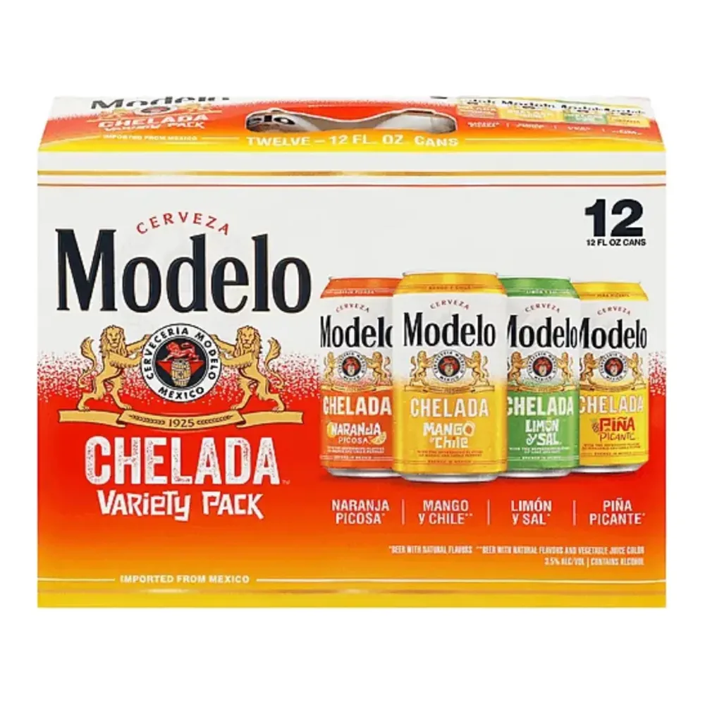 033544001882 MODELO CHELADA CANS 12Z/12PK - Image 1