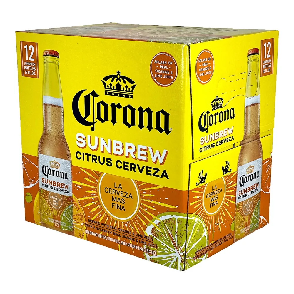 033544002421 CORONA SUNBREW CITRUS/CERVEZA 12Z/12PK - Image 1