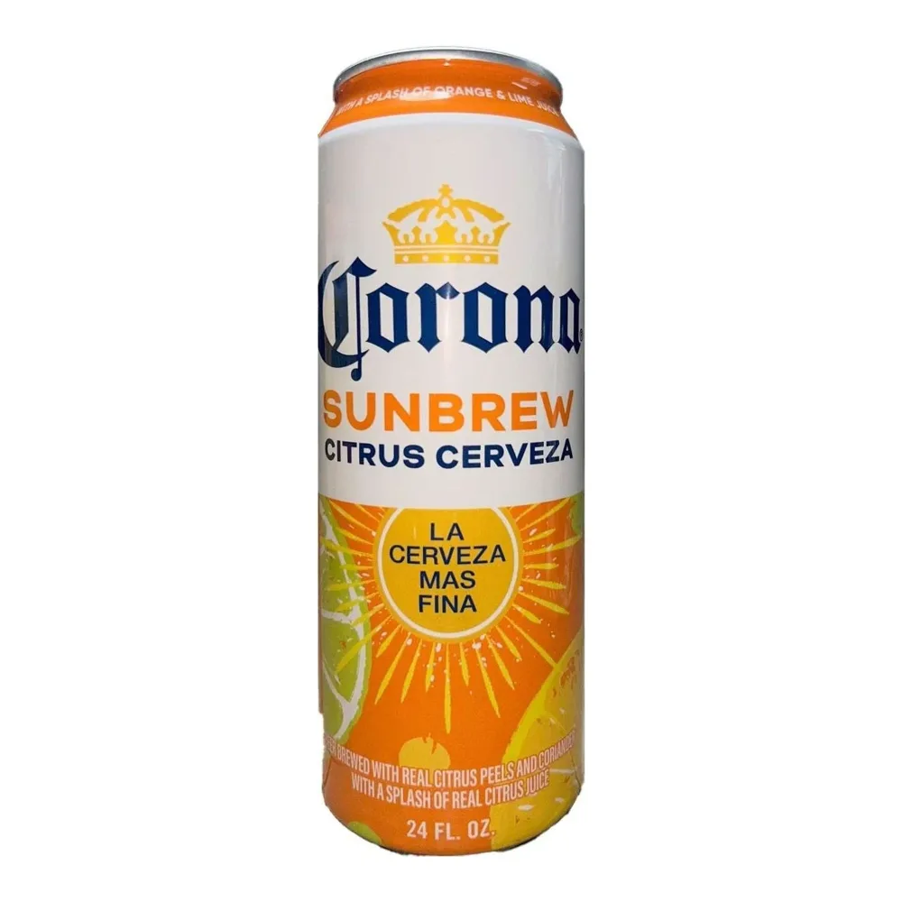 033544002445 CORONA SUNBREW CITRUS/CERVEZA 24Z - Image 1