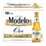 MODELO ORO LIGHT BEER BOTTLE 12Z/12PK