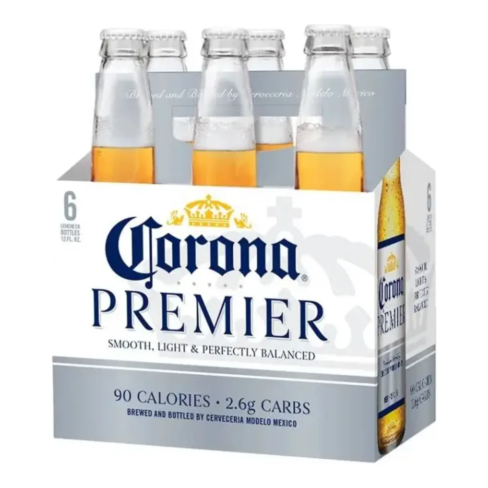 033544950418 CORONA PREMIER BOTTLES 12Z/6PK - Image 1