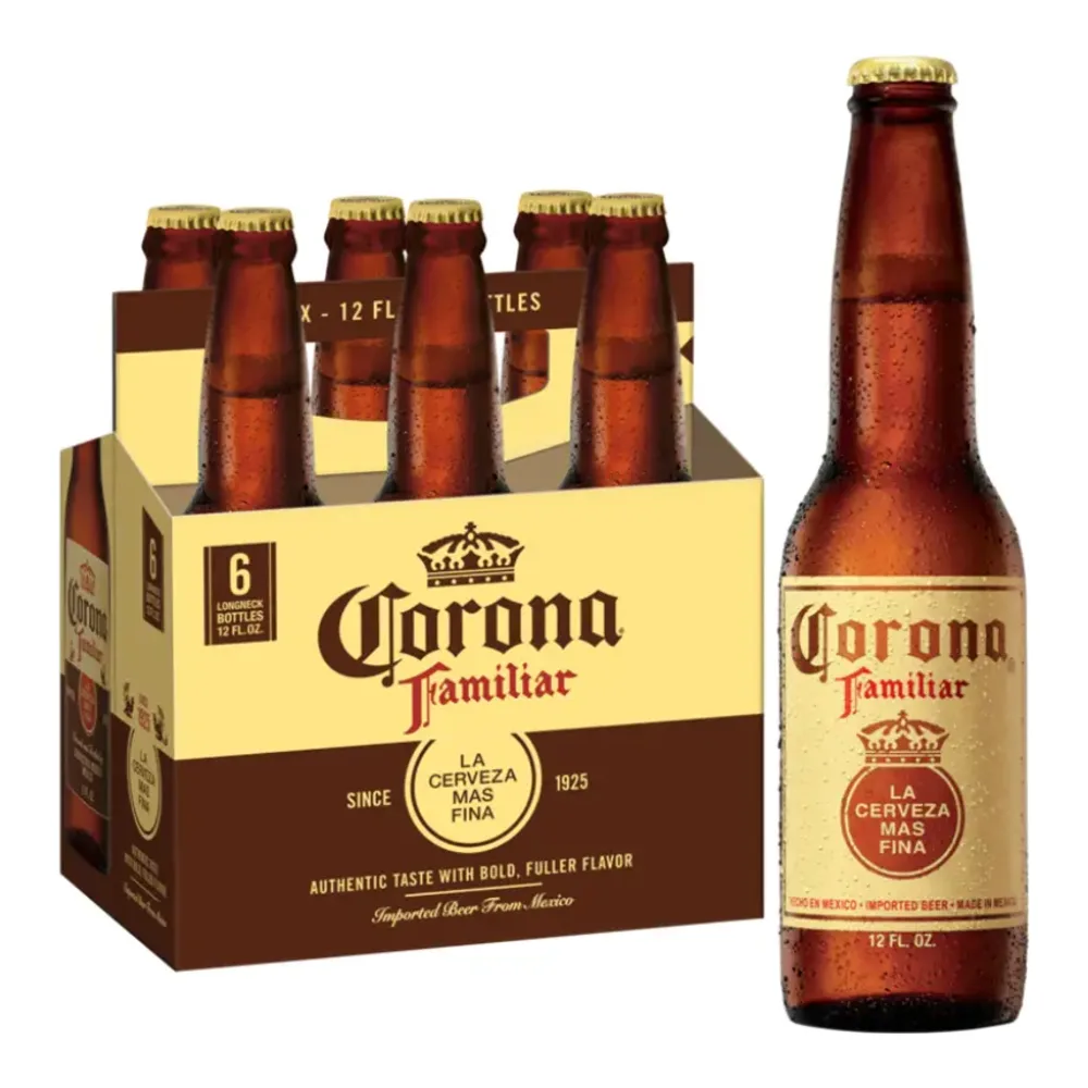 033544950517 CORONA FAMILIAR CERVEZA 12Z/6PK - Image 1