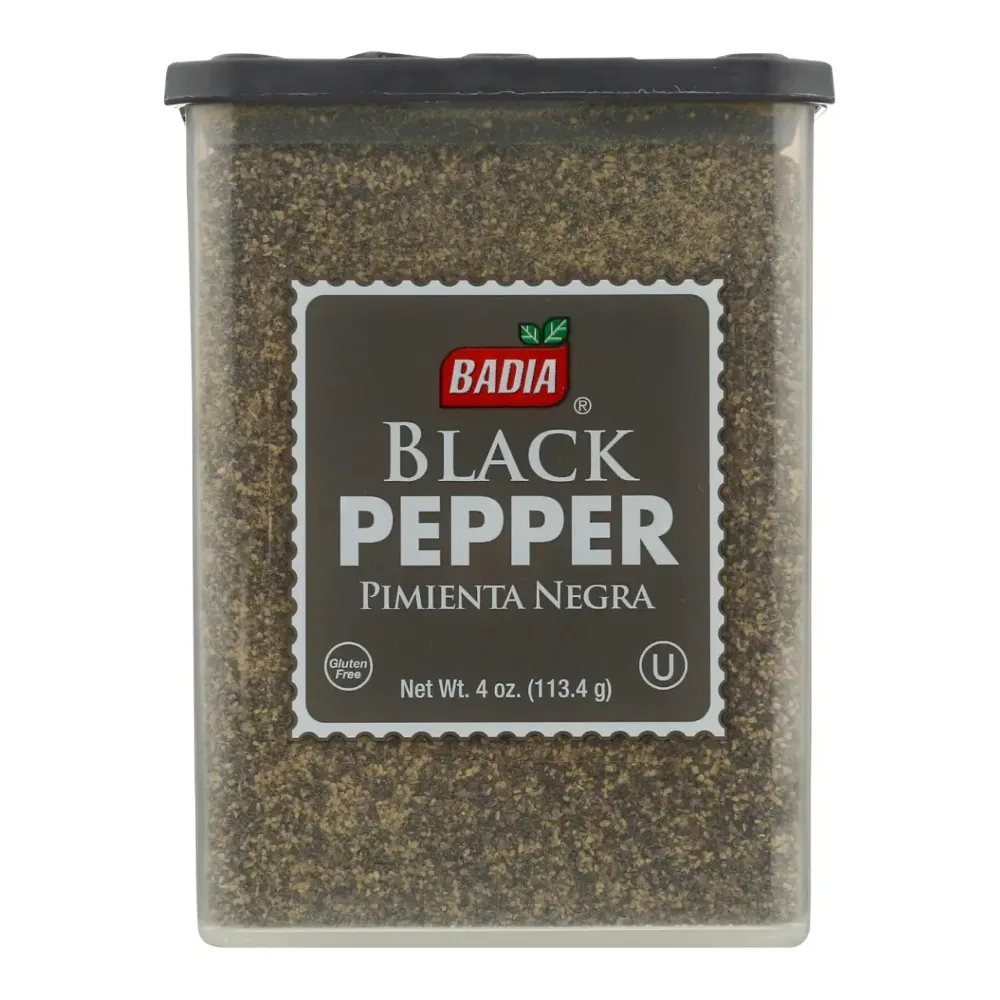 033844004071 BADIA BLACK PEPPER CAN 4Z - Image 1