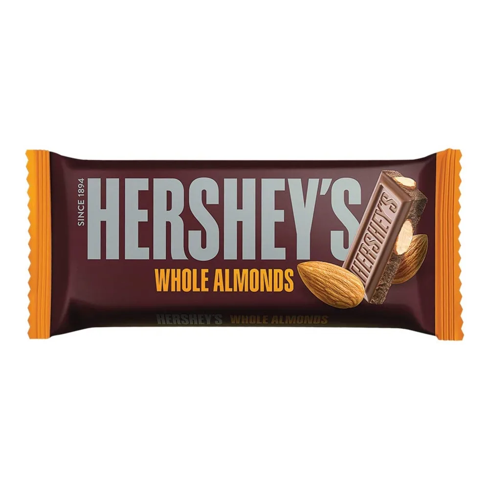 034000002412 HRSH CHOC ALMOND BAR 1Z - Image 1