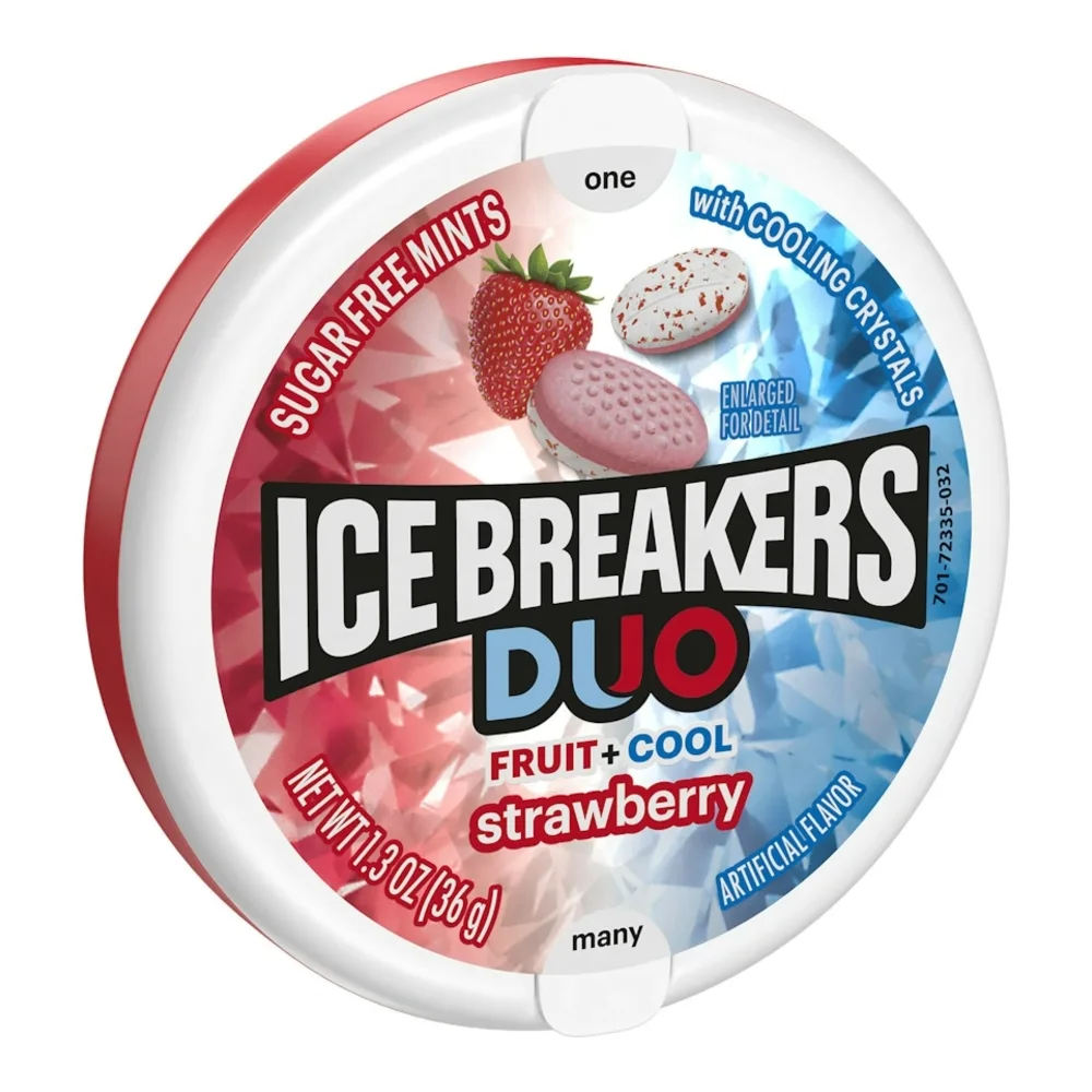 034000006656 ICE BREAKER DUO FRUIT/COOL STRAW 1.5Z - Image 1