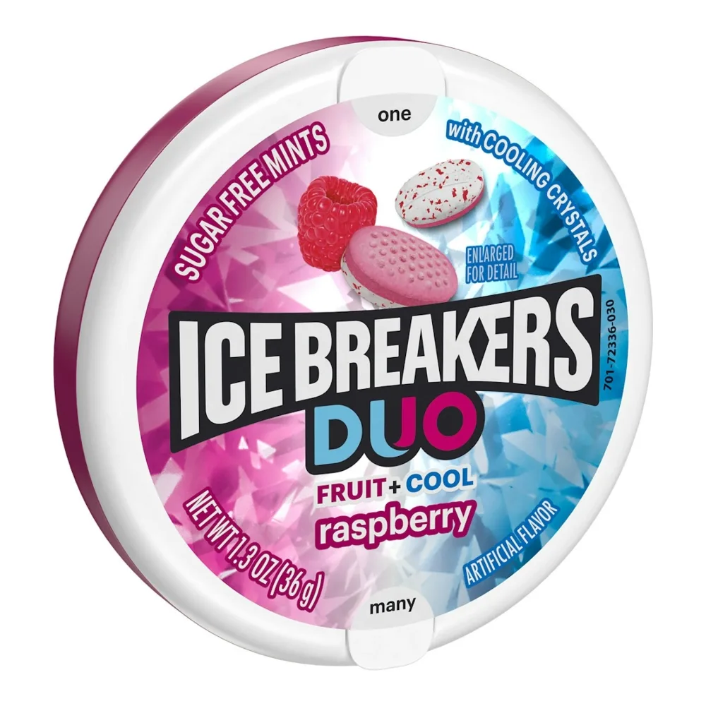 034000006663 ICE BREAKER DUO FRUIT/COOL RASPBERRY 1.5Z - Image 1