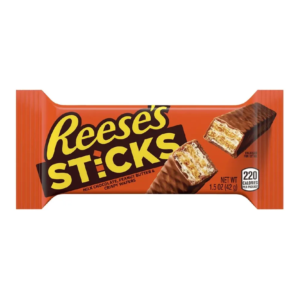 034000151462 HRSH REESES STICKS 42G - Image 1