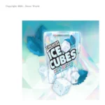ICE CUBES MINT CRYSTAL GUM 40CT