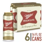 MILLER HIGH LIFE CANS 16Z/6PK
