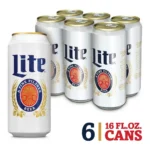 MILLER LITE CANS 16Z/6PK