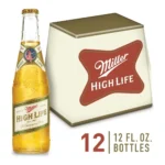 MILLER HIGH LIFE BOTTLES 12Z/12PK