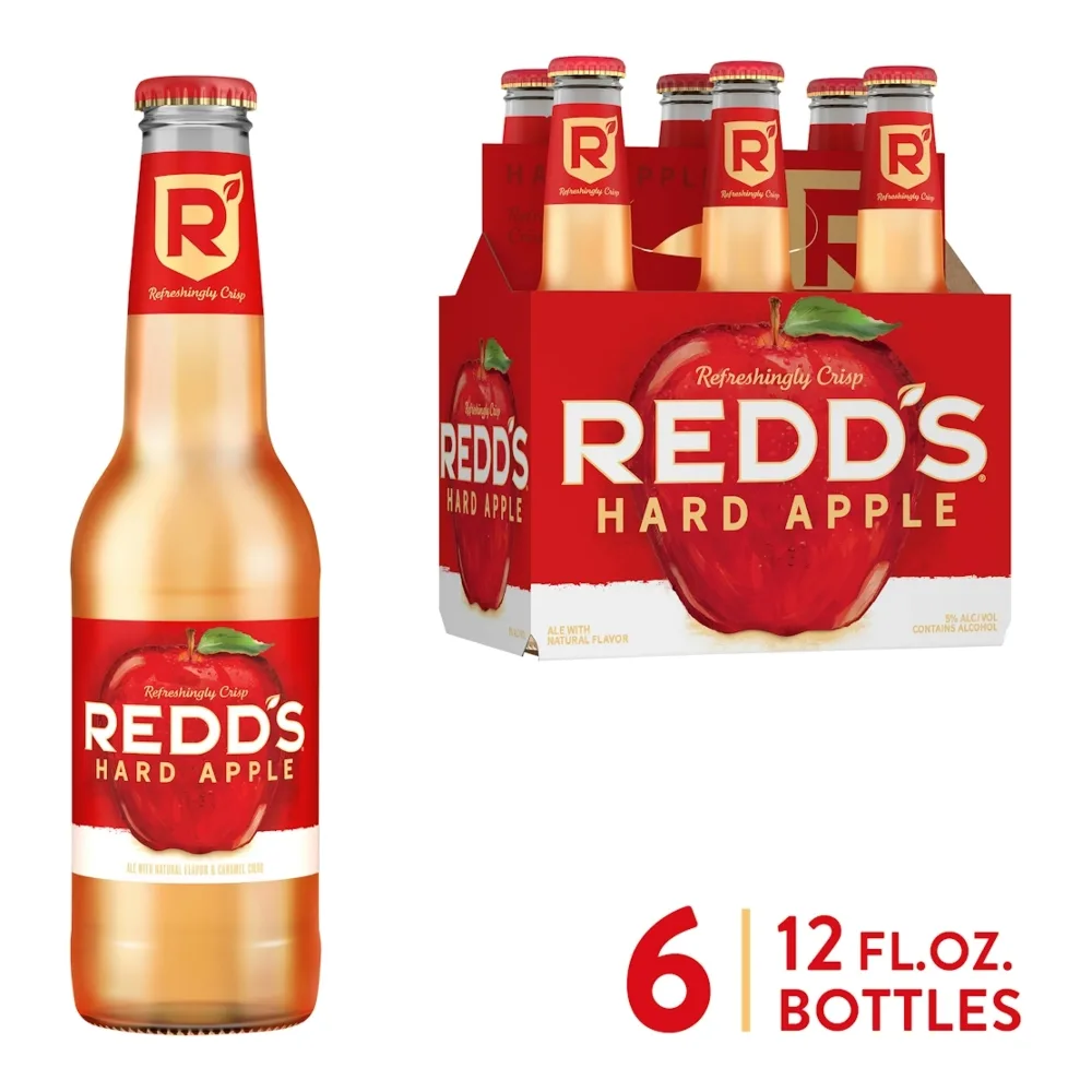 034100087166 REDDS WICKED APPLE ALE 12Z/6PK - Image 1