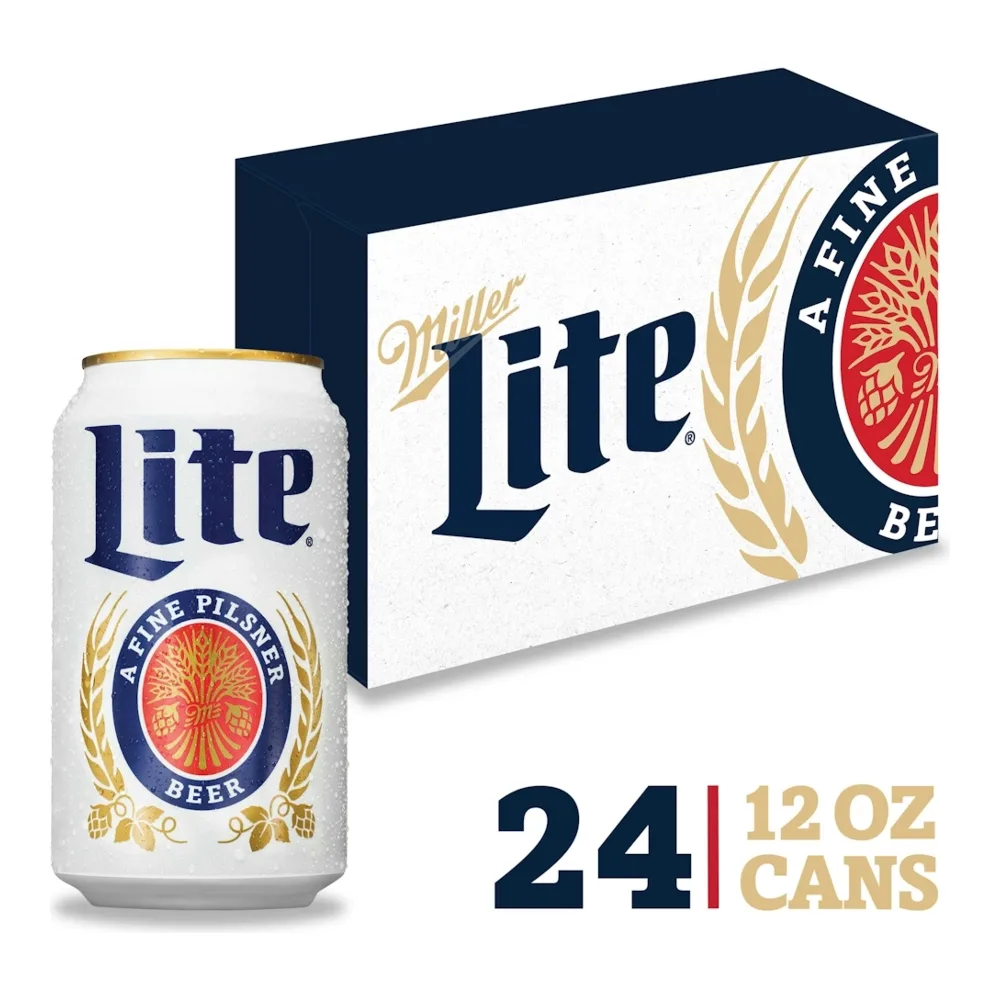 034100573065 MILLER LITE CANS 12Z/24PK - Image 1