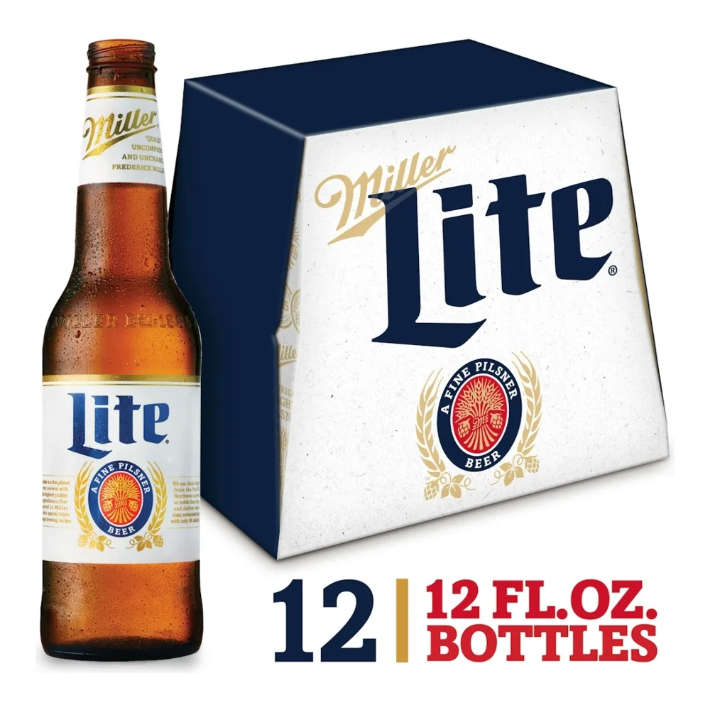 034100575090 MILLER LITE BOTTLES 12Z/12PK - Image 1