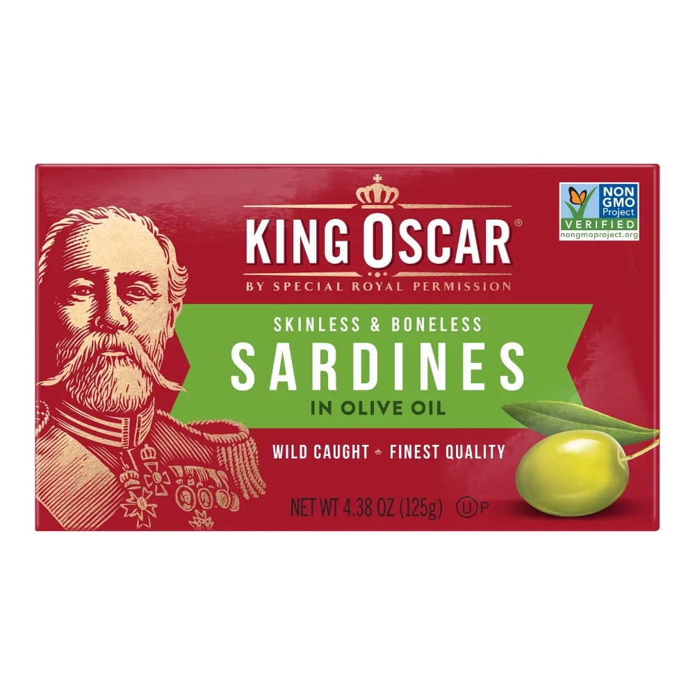 034800001073 KING OSCAR SARDINES 3Z - Image 1