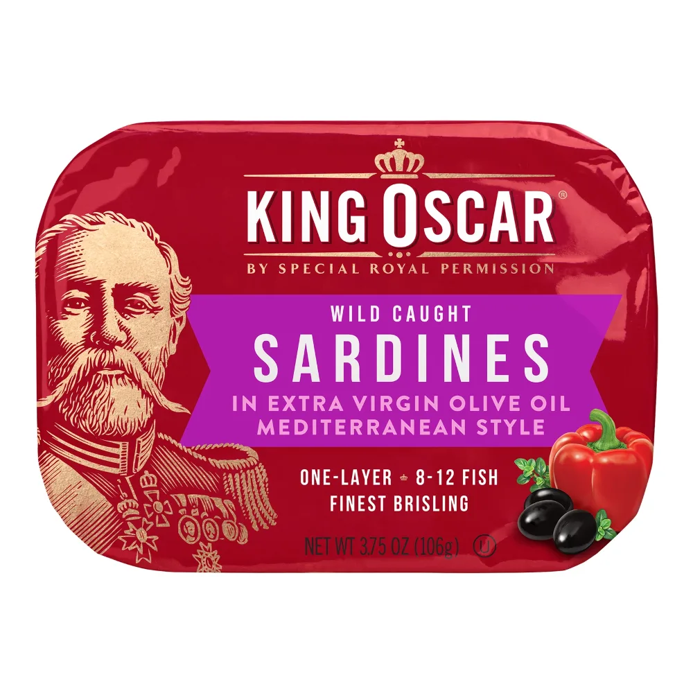 034800006412 KING OSCAR SARDINES MEDTRN 3Z - Image 1