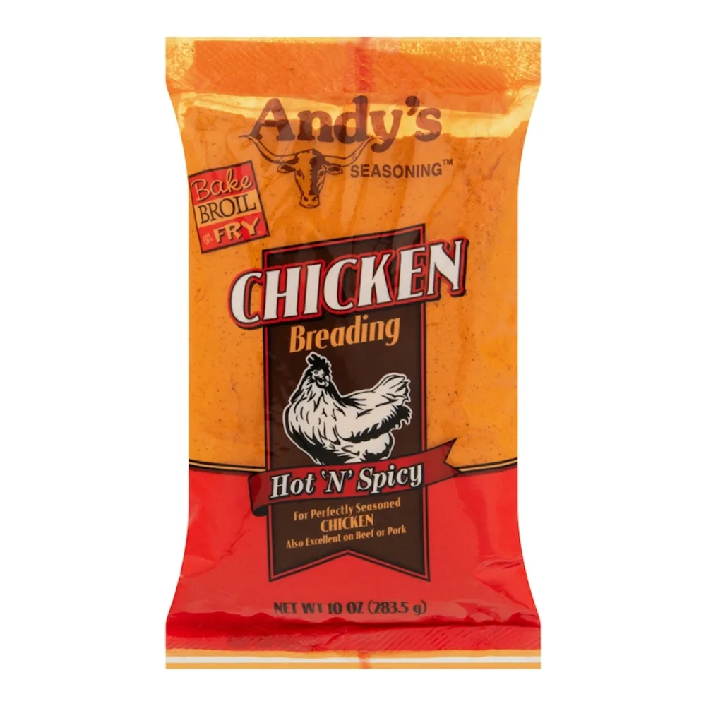 035204600992 ANDYS CHICKEN BREADING HOT 10Z - Image 1