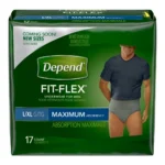 DEPEND FIT-FLEX L/XL  FOR MEN ADULT