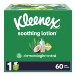 KLEENEX LOTION FACE UPR  60CT
