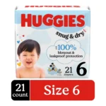 HUG SNUG DRY JMB SZ6 21CT