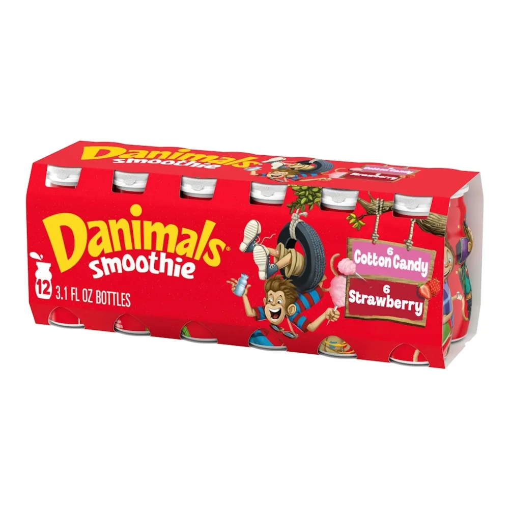 036632010162 DANIMALS SMOOTHIE STR/CAN 12PK - Image 1