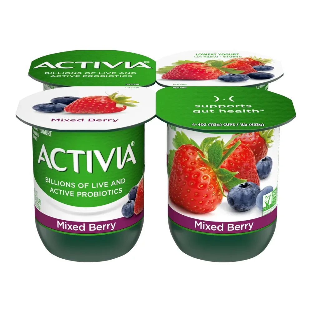 036632026071 DANNON ACTIVIA MIXED BERRY 4PK - Image 1