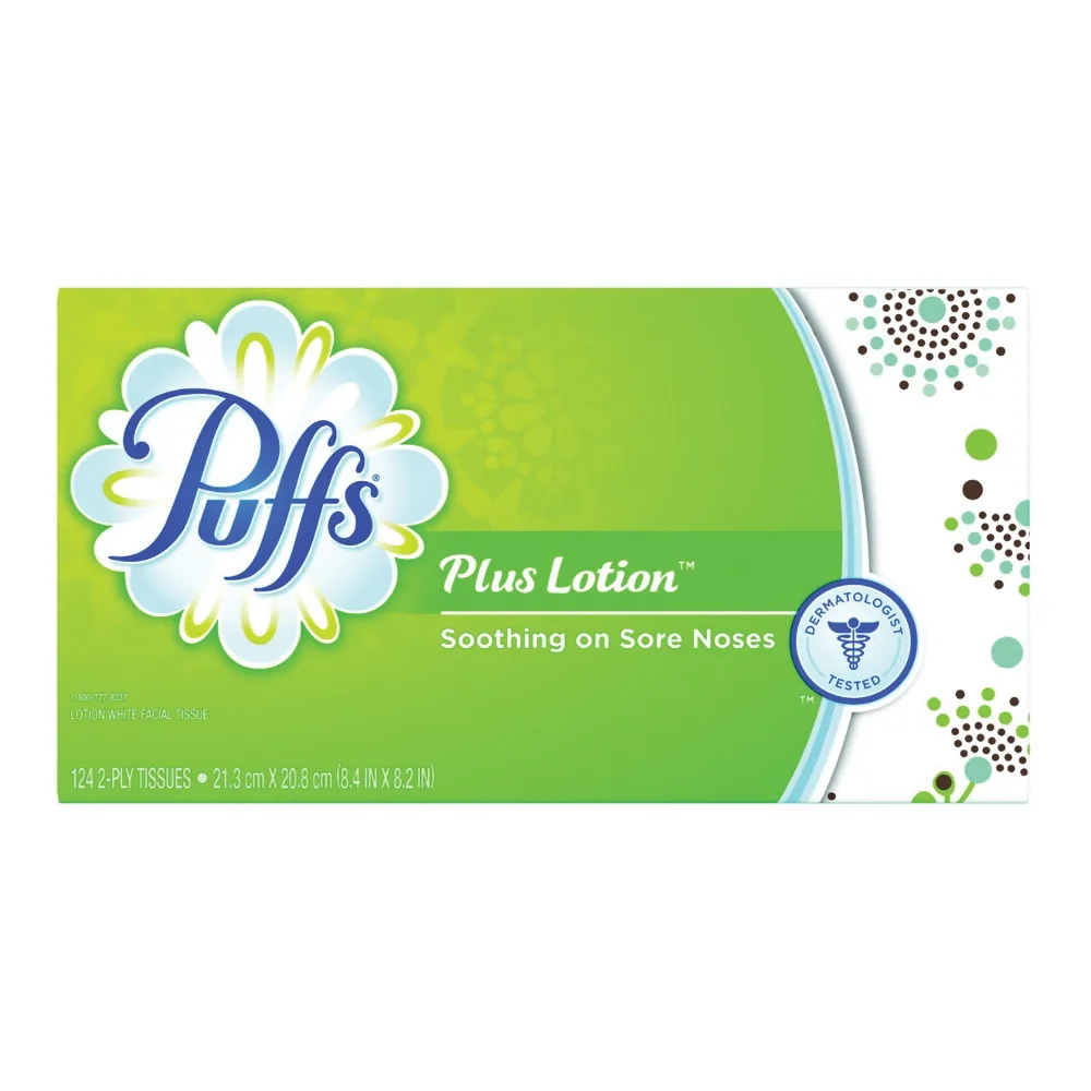 037000393467 PUFFS ULT DESIGN FAMILY 124CT - Image 1