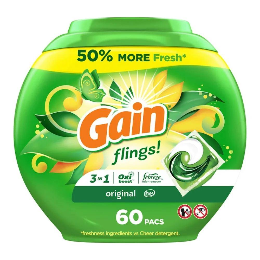 037000488538 GAIN FLINGS OG SCENT 60CT - Image 1