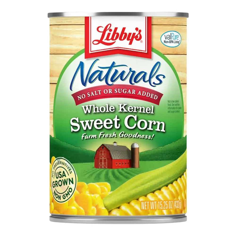 037100036554 LIBBYS NATURAL CORN NO SALT 15Z - Image 1
