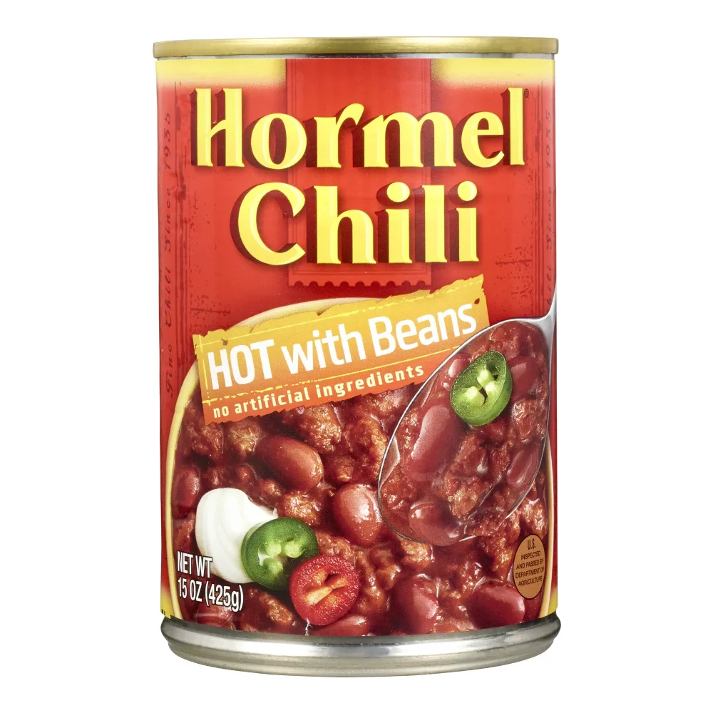037600233521 HORMEL HOT CHILI W/BEANS 15Z - Image 1