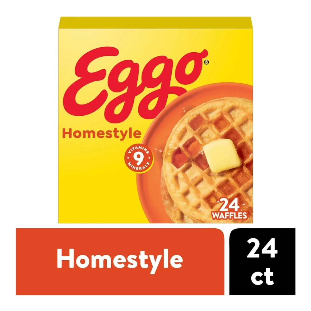 038000402807 EGGO HOMESTYLE WAFFLES 24CT - Image 1