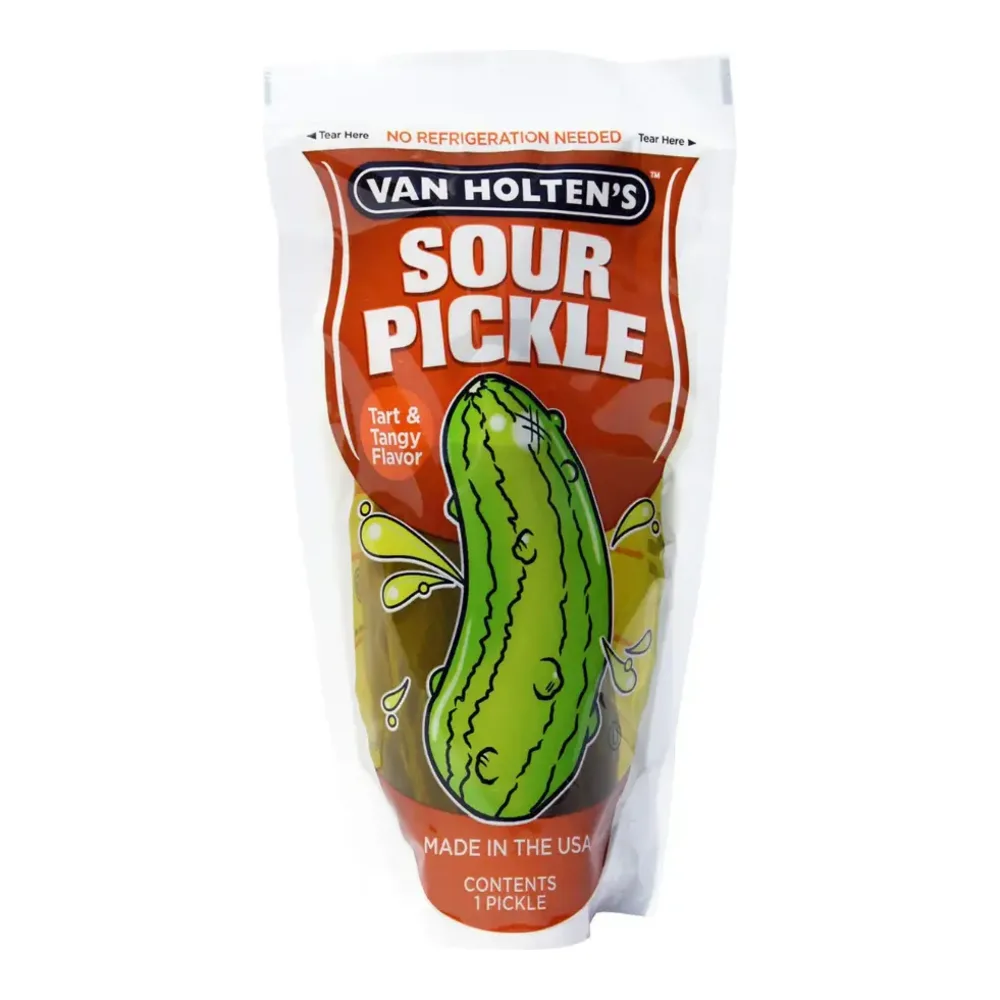 038200000087 VAN HOLTEN SOUR PICKLE 10Z - Image 1