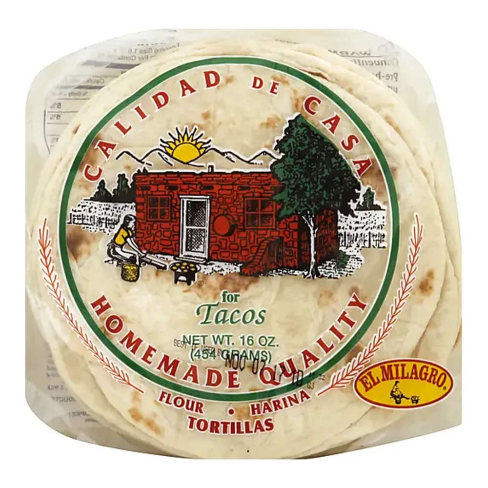 038622207903 MILAGRO DE CASA FLOUR TORTILLA 16Z - Image 1