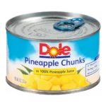 DOLE PINEAPPLE CHUNKS IN JUICE 8Z