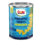 DOLE PINEAPPLE TIDBITS IN JCE 20Z