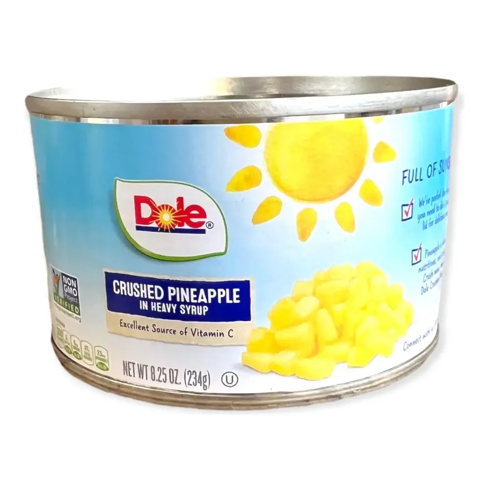 038900006099 DOLE PINEAPPLE CRUSHED/SYRUP 8Z - Image 1