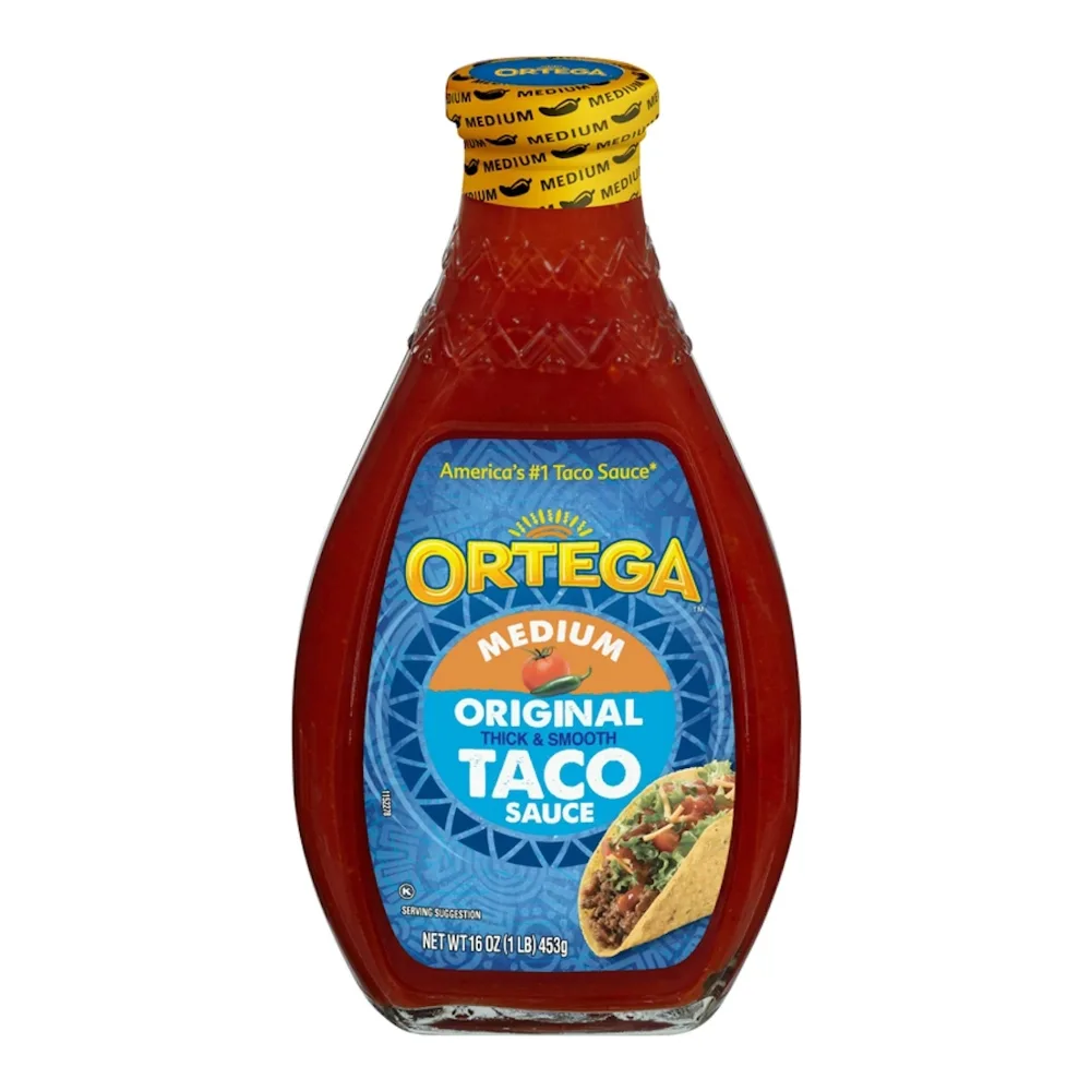 039000018944 ORTEGA MEDIUM TACO SAUCE 16Z - Image 1