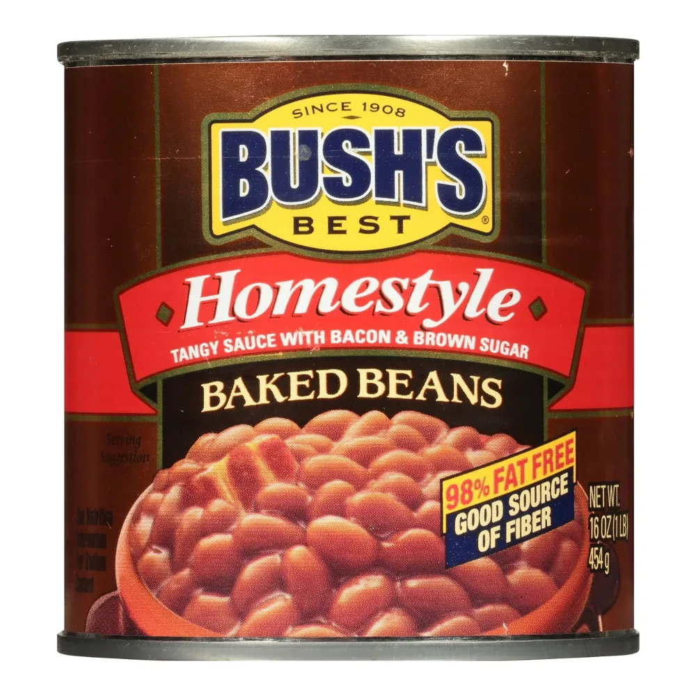 039400015925 BUSHS HOMESTYLE BAKED BEANS 16Z - Image 1