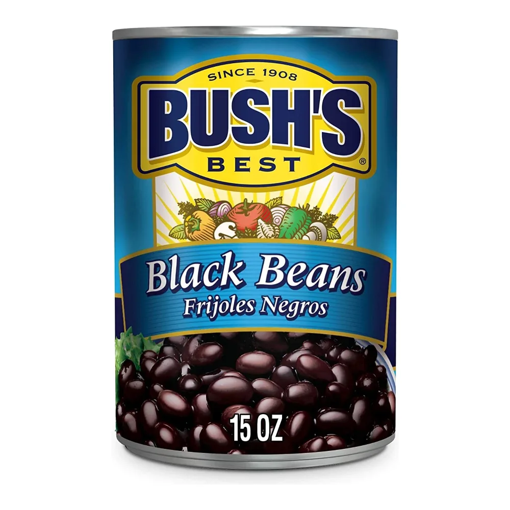 039400018803 BUSHS BLACK BEANS 15Z - Image 1