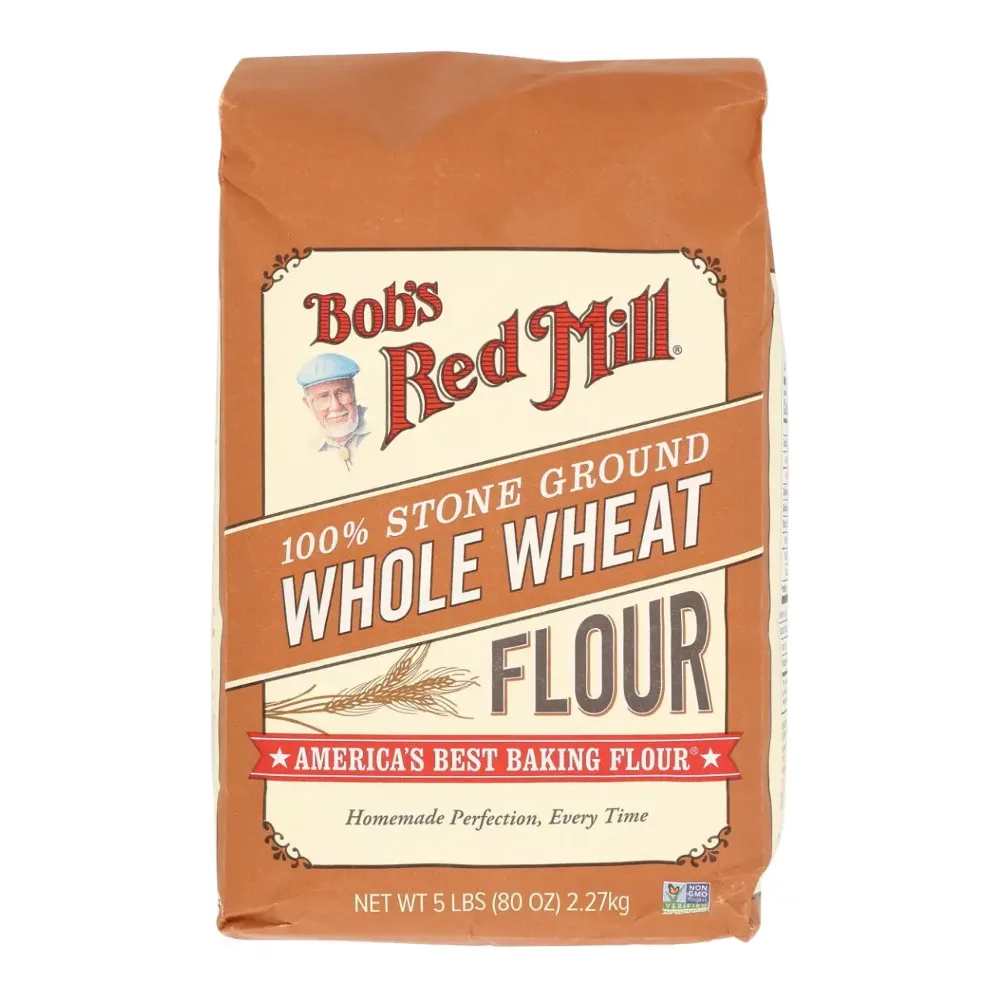 039978533005 BOBS RED WHOLE WHEAT FLOUR 5LB - Image 1