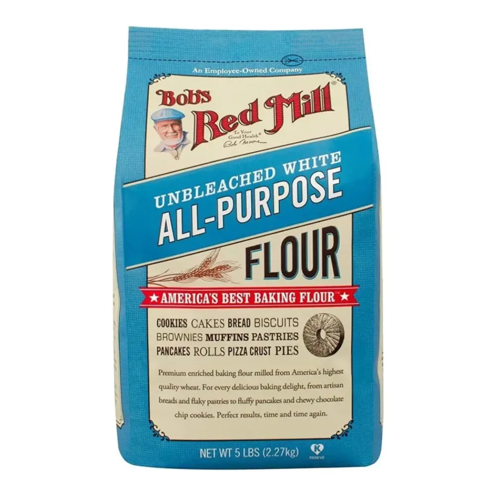 039978533012 BOBS FLOUR WHITE UNBLCH 5LB - Image 1