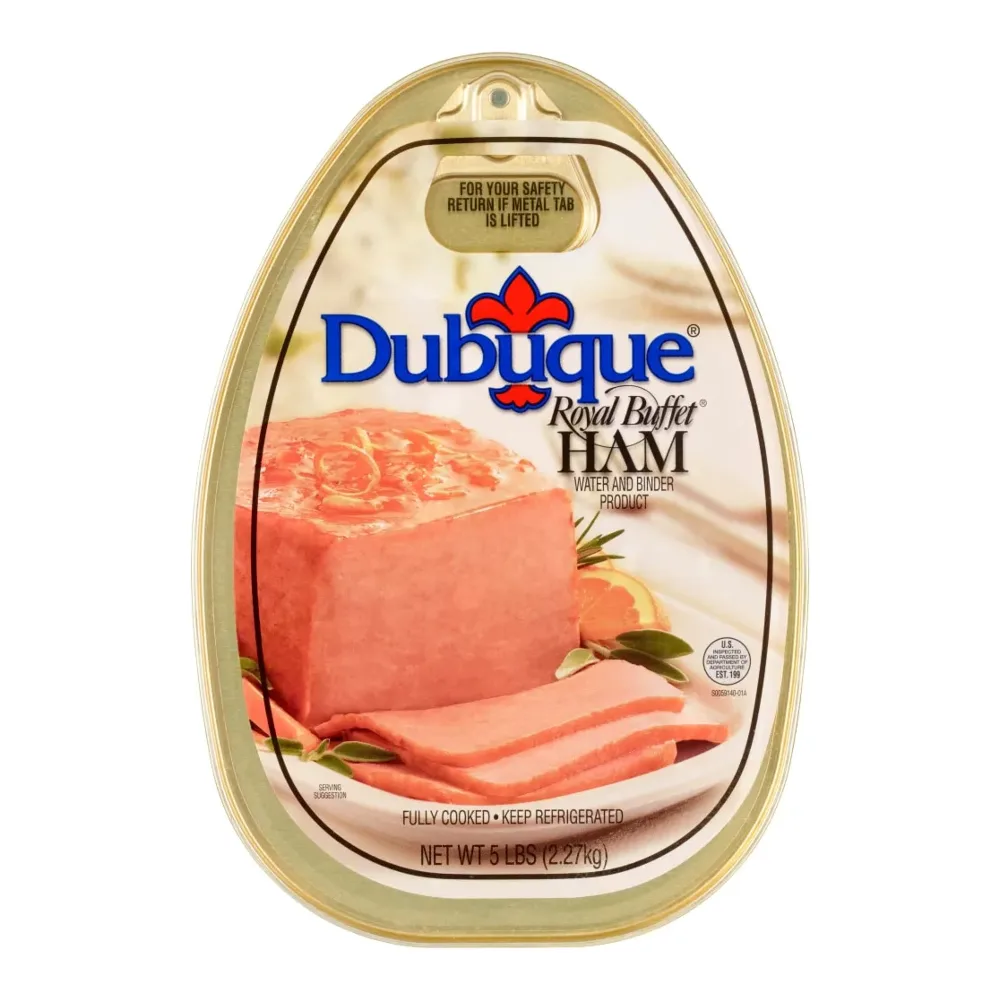 040400020079 DUBUQUE ROYAL CANNED HAM 5LB - Image 1