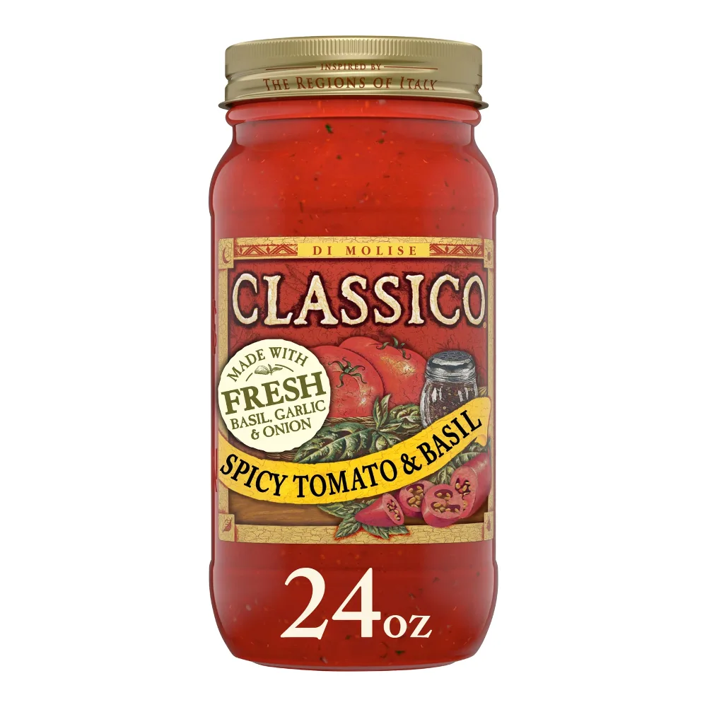 041129631102 CLASSICO SPICY TOMATO BASIL 24Z - Image 1