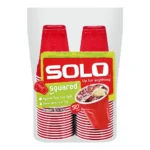 SOLO SQUARE CUP RED BLUE 50CT