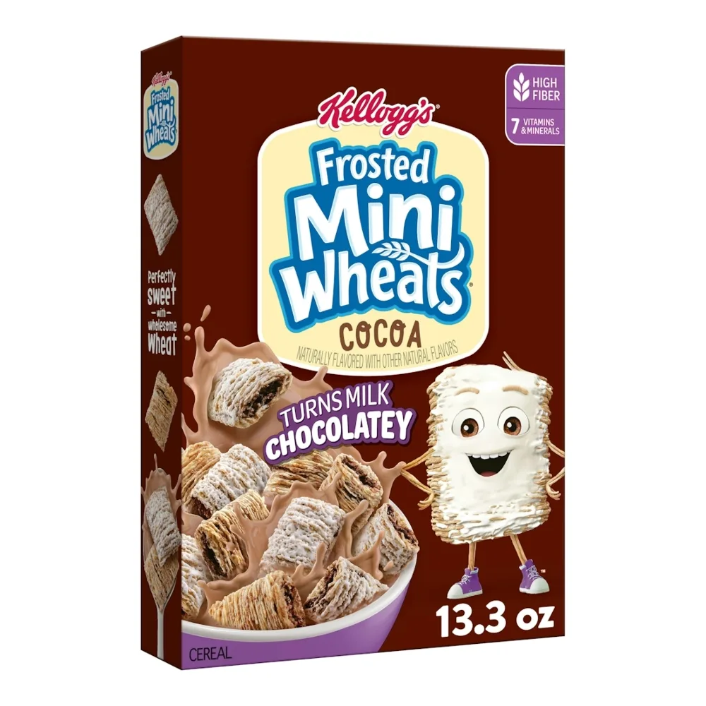 041192103254 KELL FRSTD MINI WHEAT COCOA 13Z - Image 1