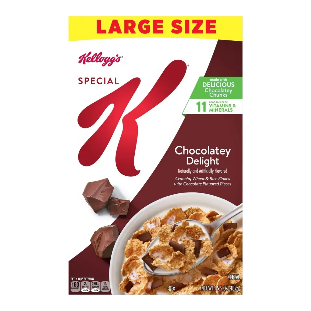 041192103650 KELLOGG SPCL K CHOCOL LARGE SIZE 15.5 Z - Image 1