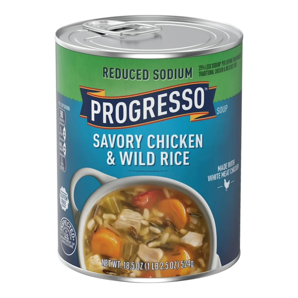 041196740745 PROGRESSO SAVORY CHIKEN & WILD RIC 19Z - Image 1