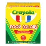 CRAYOLA FOOD COLORS PRIM 1.5Z